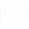vidaXL Field Fence Silver 82.02 x 2.62 ft Galvanised steel