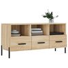 vidaXL TV Cabinet Sonoma Oak Engineered Wood 40.2 in x 14.2 in x 19.7 in