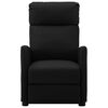 vidaXL Massage Chair Black Faux leather Standard Adjustable Armrests