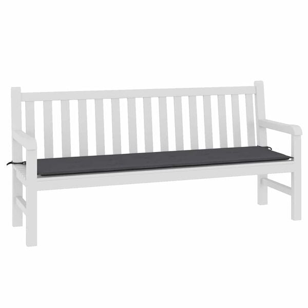 vidaXL Garden Bench Cushion Anthracite Oxford fabric (100% polyester)