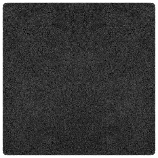 vidaXL Anti-slip Shaggy Rug Dark gray 78.7&ldquo; x 78.7&rdquo; PP