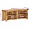 vidaXL TV Cabinet Natural Solid Mango Wood Medium TV Cabinet