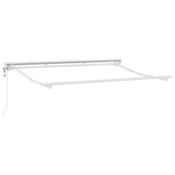 vidaXL Awning Frame Retractable White 118.1" x 78.7