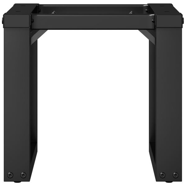 vidaXL Coffee Table Leg Black Powder-coated steel Standard Durable