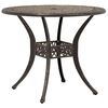 vidaXL Garden Dining Set 5 pcs Bronze 35.4" x 35.4" x 29.5