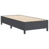 vidaXL Box Spring Bed Dark Grey 31.50 x 78.74 in Velvet