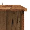 vidaXL Bar Table Old Wood Engineered wood Medium Bar Table Rectangular