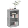 vidaXL Sideboard Concrete Grey Engineered Wood, Glass Sideboard