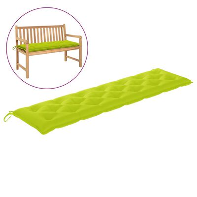 vidaXL Garden Bench Cushion Bright Green 78.7"x19.7"x 2.8" Fabric