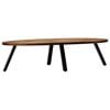 vidaXL Coffee Table Natural Wood Reclaimed Teak Wood 47.2 x 23.6 x 11.8 in