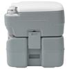 vidaXL Camping Toilet Grey 16.34 x 14.37 x 16.54 in
