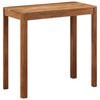 vidaXL Bar Table Honey Solid acacia wood Durable Rectangular