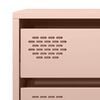 vidaXL Sideboard Pink Cold-rolled steel 26.8 in x 15.4 in x 23.0 in