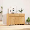 vidaXL Sideboard Drammen Oak 44.88 x 16.93 x 29.72 in Solid Pine wood