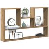 vidaXL Wall Shelf Artisian Oak 39.0x5.9x23.6" Engineered Wood
