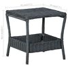 vidaXL Garden Lounge Set Dark grey, Black