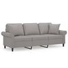 vidaXL 3-seater Sofa Light grey