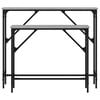 vidaXL Industrial Console Table Set of 2 Grey Sonoma