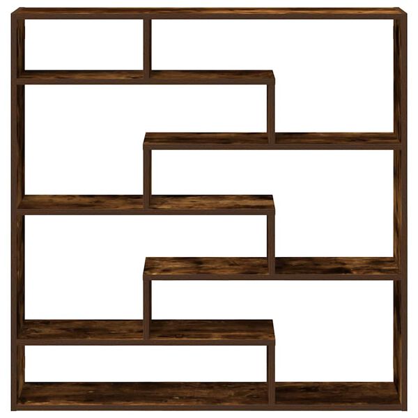 vidaXL Wall Cube Shelf Smoked Oak Engineered Wood