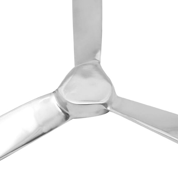 vidaXL Propeller Silver Aluminum 27.6 in Decorative Inlays Propeller