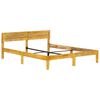 vidaXL Bed Frame Natural Wood Solid Mango Wood Super King Durable
