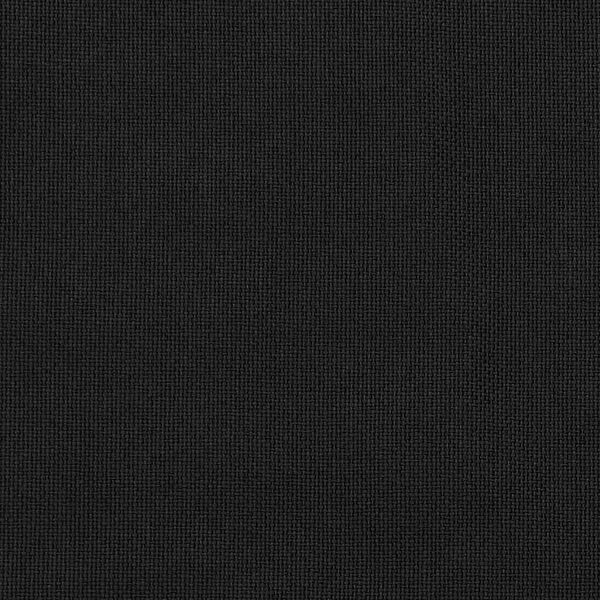 vidaXL Linen-Look Blackout Curtains with Hooks Black 114.2x96.5"