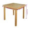 vidaXL Extendable Table Oak Solid Oak, MDF veneer, Plywood Medium
