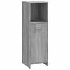 vidaXL Bathroom Furniture Set Grey sonoma Engineered wood Standard