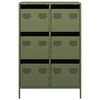 vidaXL Highboard Olive Green Cold-rolled steel Large Highboard