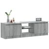 vidaXL TV Stand with LED Lights Gray Sonoma 47.2"x11.8"x14.2"