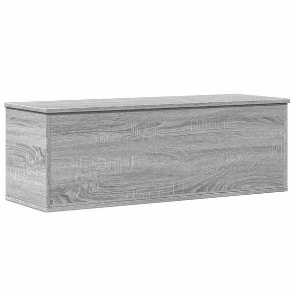 vidaXL Storage Box Grey Sonoma Engineered Wood Medium Storage Box