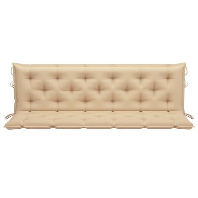 vidaXL Cushion for Swing Chair Beige 70.9" Fabric