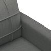 vidaXL Sofa Set Dark Grey Fabric (100% polyester), metal, plywood Large