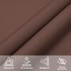 vidaXL Sunshade Sail Oxford Fabric Rectangular 8.2x16.4' Brown