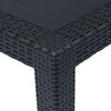vidaXL Garden Table Anthracite Plastic 31.1x31.1x28.3 in Stylish Design