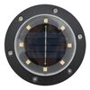 vidaXL Solar Ground Light Set of 12 Black