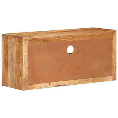 vidaXL TV Cabinets 2 pcs 34.6"x11.8"x15.7" Solid Wood Acacia