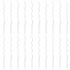 vidaXL Spiral Plant Support Set of 20 Silver Galvanized steel