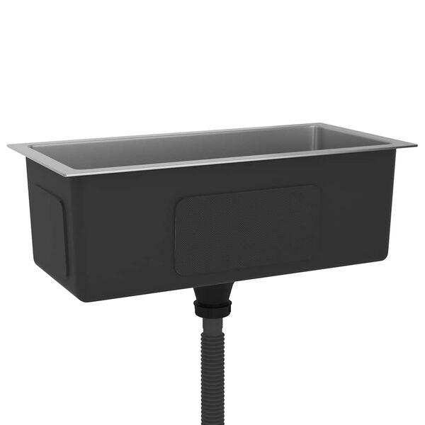 vidaXL Handmade Kitchen Sink Stainless Steel