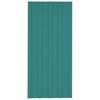 vidaXL Roof Panels 36 pcs Galvanised Steel Green 39.4x17.7"