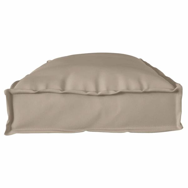 vidaXL Cushion Taupe 39.37 x 15.75 x 3.15 in Oxford Fabric