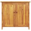 vidaXL Garden Cabinet 29.5"x13.8"x27.6" Solid Wood Acacia