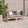 vidaXL Garden Sofa Set Reddish Brown