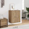 vidaXL Shoe Cabinet Artisan Oak Engineered Wood Medium Shoe Cabinet
