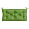 vidaXL Garden Bench Cushion Melange Green 100% Polyester