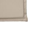 vidaXL Garden Seat Pad Set of 2 Taupe Polyester, Foam 17.7 x 17.7 in