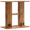 vidaXL Aquarium Stand Old Wood Engineered wood Medium Aquarium Stand
