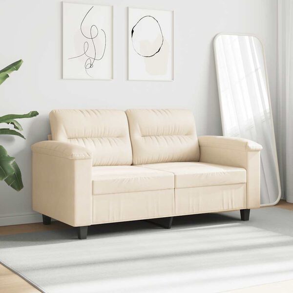 vidaXL 2-seater Sofa Beige