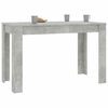 vidaXL Dining Table Concrete Grey Engineered Wood Standard Durable