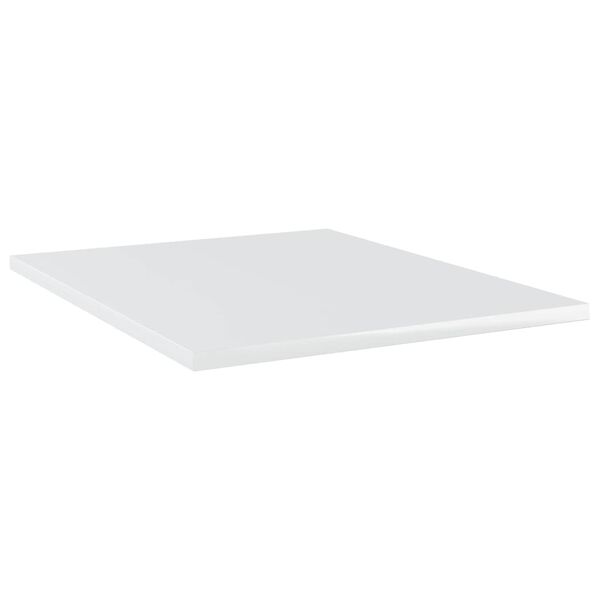 vidaXL Shelf Set of 4 High gloss white Engineered Wood
